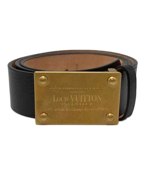 LOUIS VUITTON（ルイ ヴィトン）LOUIS VUITTON (ルイ ヴィトン) ユタ サンチュール アヴァントゥール ベルト ゴールド×ブラウンの古着・服飾アイテム