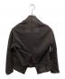 YOHJI YAMAMOTO (ヨウジヤマモト) 変形ウールブラウス ブラウン サイズ:SIZE S：9000円