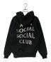 FRAGMENT DESIGN (フラグメントデザイン) ANTI SOCIAL SOCIAL CLUB (アンチソーシャルソーシャルクラブ) WEEKEND (ウィークエンド) パーカー ブラック サイズ:SIZE M：13000円