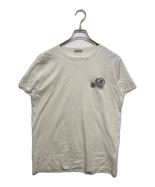 MONCLER（モンクレール）MONCLER (モンクレール) MAGLIA T-SHIRT ホワイト サイズ:SIZE Mの古着・服飾アイテム