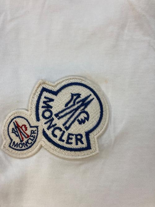 MONCLER（モンクレール）MONCLER (モンクレール) MAGLIA T-SHIRT ホワイト サイズ:SIZE Mの古着・服飾アイテム