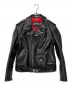 Schottショット）の古着「ワンスターライダースジャケット」｜ブラック