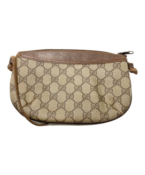 GUCCI（グッチ）GUCCI (グッチ) ヴィンテージショルダーポーチ ブラウンの古着・服飾アイテム