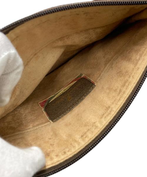 GUCCI（グッチ）GUCCI (グッチ) ヴィンテージショルダーポーチ ブラウンの古着・服飾アイテム