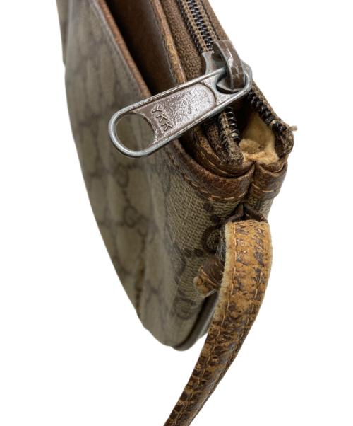 GUCCI（グッチ）GUCCI (グッチ) ヴィンテージショルダーポーチ ブラウンの古着・服飾アイテム