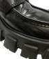 中古・古着 PRADA (プラダ) Monolith brushed leather loafers ブラック サイズ:SIZE 7：65000円