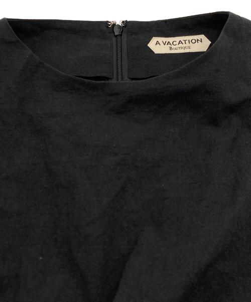 A VACATION（ア ヴァケーション）A VACATION (ア ヴァケーション) AVC Gather NSL ONE-PIECE ブラック サイズ:SIZE Freeの古着・服飾アイテム