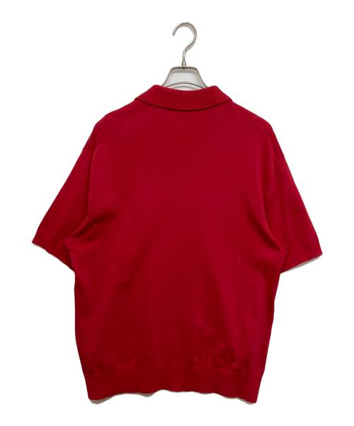 CABAN（キャバン）CABAN (キャバン) ニットポロシャツ レッド サイズ:SIZE Mの古着・服飾アイテム
