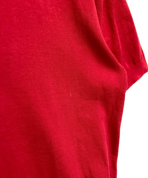 CABAN（キャバン）CABAN (キャバン) ニットポロシャツ レッド サイズ:SIZE Mの古着・服飾アイテム