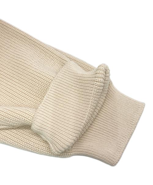 Graphpaper（グラフペーパー）Graphpaper (グラフペーパー) Suvin Loose Rib Crew Neck Knit ベージュ サイズ:SIZE1の古着・服飾アイテム