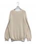 Graphpaper (グラフペーパー) Suvin Loose Rib Crew Neck Knit ベージュ サイズ:SIZE1：10000円