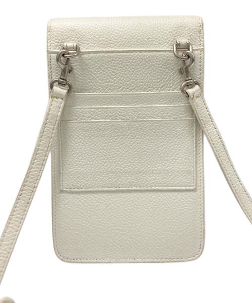 BALENCIAGA（バレンシアガ）BALENCIAGA (バレンシアガ) フォンショルダーポーチ ホワイトの古着・服飾アイテム