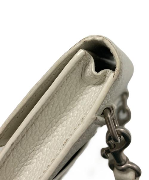 BALENCIAGA（バレンシアガ）BALENCIAGA (バレンシアガ) フォンショルダーポーチ ホワイトの古着・服飾アイテム