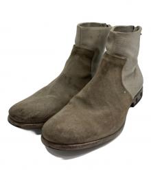 DIESEL（ディーゼル）の古着「スエード切替ブーツ」｜グレー