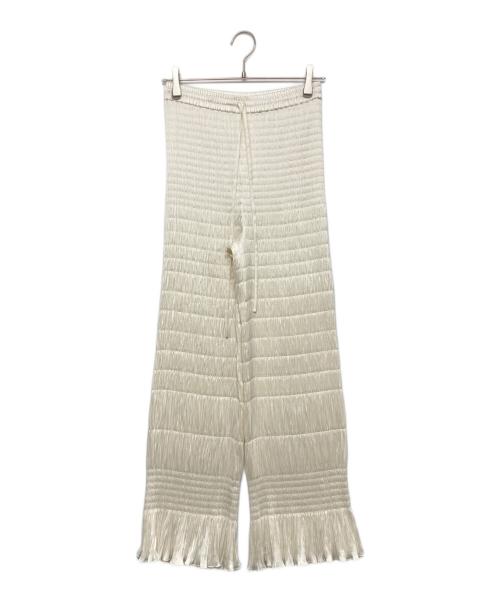 TELMA（テルマ）TELMA (テルマ) BAMBOO PANTS アイボリー サイズ:SIZE 36の古着・服飾アイテム