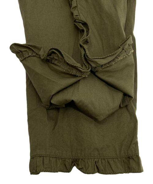 MIU MIU（ミュウミュウ）MIU MIU (ミュウミュウ) ベルクロ デニム パンツ カーキ サイズ:SIZE 42の古着・服飾アイテム