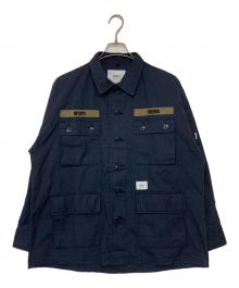 WTAPS（ダブルタップス）の古着「JUNGLE LS 01 SHIRT」｜ネイビー