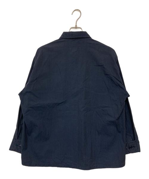 WTAPS（ダブルタップス）WTAPS (ダブルタップス) JUNGLE LS 01 SHIRT ネイビー サイズ:SIZE X 01の古着・服飾アイテム