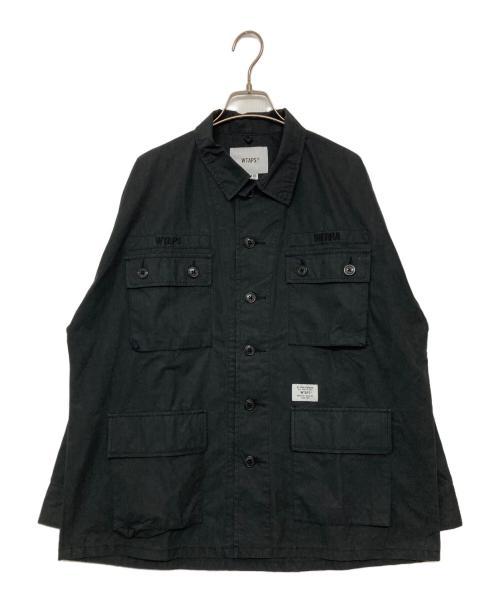 WTAPS（ダブルタップス）WTAPS (ダブルタップス) JUNGLE LS SHIRT ネイビー サイズ:SIZE X 01の古着・服飾アイテム