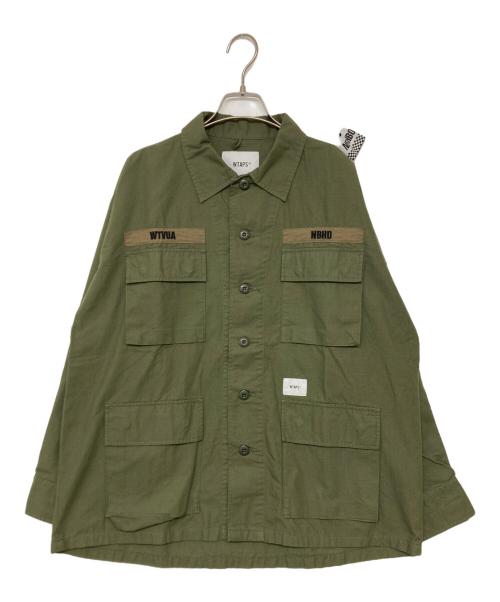 WTAPS（ダブルタップス）WTAPS (ダブルタップス) NEIGHBORHOOD (ネイバーフッド) JUNGLE LS カーキ サイズ:SIZE X 01の古着・服飾アイテム