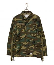 WTAPS×Richardson（ダブルタップス×リチャードソン）の古着「BUDS LS COTTON RIPSTOP CAMO」｜カーキ