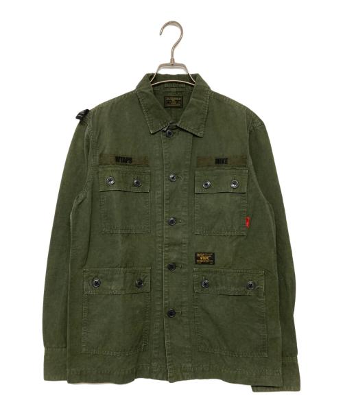 WTAPS（ダブルタップス）WTAPS (ダブルタップス) クロスボーンシャツ カーキ サイズ:SIZE 2の古着・服飾アイテム
