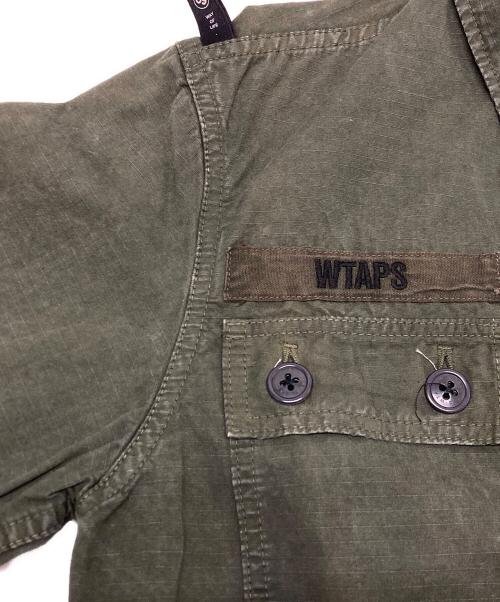 WTAPS（ダブルタップス）WTAPS (ダブルタップス) クロスボーンシャツ カーキ サイズ:SIZE 2の古着・服飾アイテム