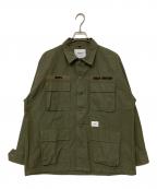 WTAPSダブルタップス）の古着「JUNGLE 02/LS/COTTON.RIPSTOP」｜カーキ