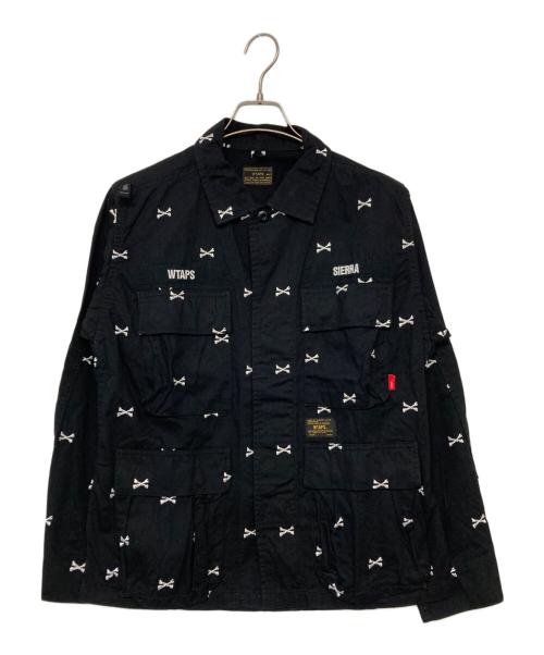 WTAPS（ダブルタップス）WTAPS (ダブルタップス) JUNGLE LS SHIRT ブラック サイズ:SIZE 1の古着・服飾アイテム