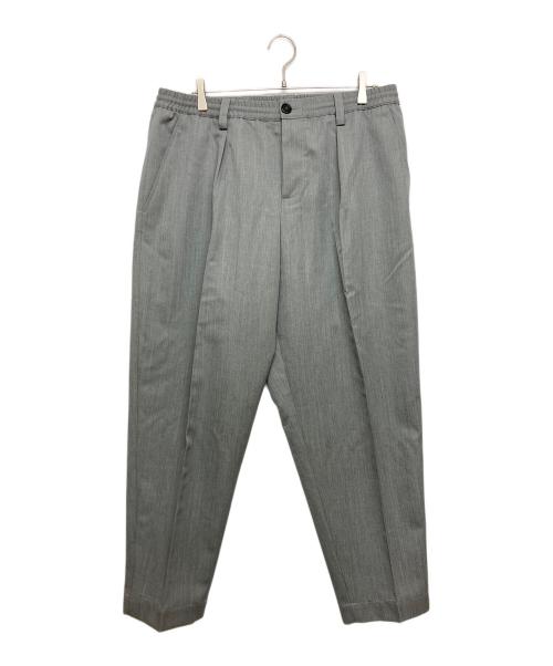 MARNI（マルニ）MARNI (マルニ) ウールギャバジンシャーリング1Pテーパードパンツ グレー サイズ:SIZE 50の古着・服飾アイテム