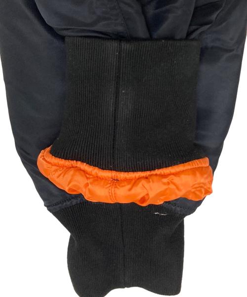 BALENCIAGA（バレンシアガ）BALENCIAGA (バレンシアガ) Nylon Cotton Bomber Flight Jacket ブラック サイズ:SIZE 52の古着・服飾アイテム