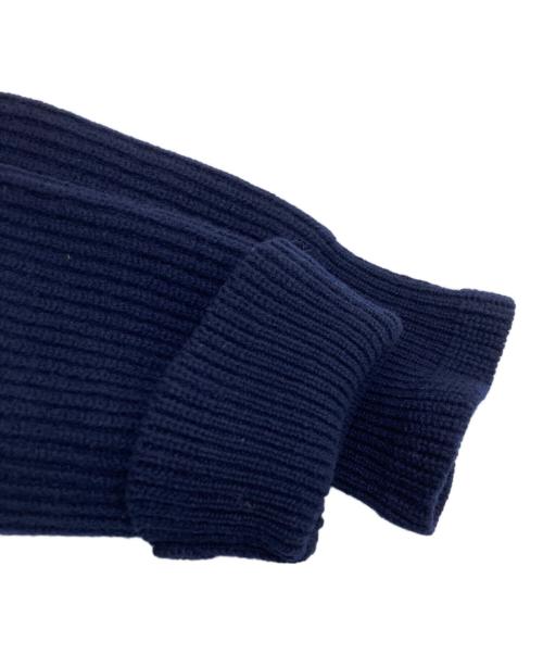 sacai（サカイ）sacai (サカイ) Wool Knit × Chalk Stripe ドレス ブラウン×ネイビー サイズ:SIZE 2の古着・服飾アイテム