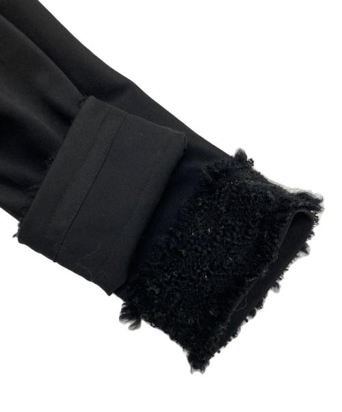 JUNYA WATANABE COMME des GARCONS（(ジュンヤワタナベ コムデギャルソン）JUNYA WATANABE COMME des GARCONS ((ジュンヤワタナベ コムデギャルソン) 裾ツイード切替ジャケット ブラック サイズ:SIZE Sの古着・服飾アイテム