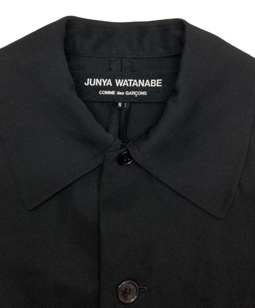 JUNYA WATANABE COMME des GARCONS（(ジュンヤワタナベ コムデギャルソン）JUNYA WATANABE COMME des GARCONS ((ジュンヤワタナベ コムデギャルソン) 裾ツイード切替ジャケット ブラック サイズ:SIZE Sの古着・服飾アイテム