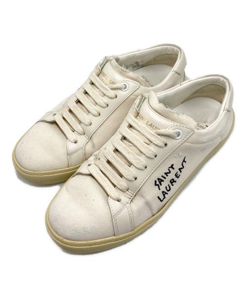 Saint Laurent Paris（サンローランパリ）Saint Laurent Paris (サンローランパリ) コートクラシックスニーカー ベージュ サイズ:SIZE 35の古着・服飾アイテム