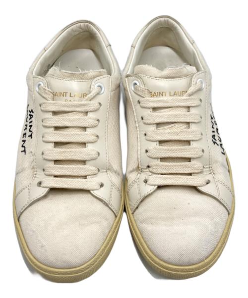 Saint Laurent Paris（サンローランパリ）Saint Laurent Paris (サンローランパリ) コートクラシックスニーカー ベージュ サイズ:SIZE 35の古着・服飾アイテム