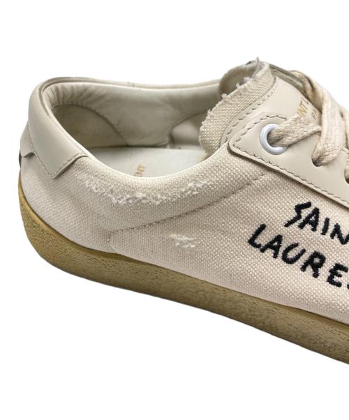 Saint Laurent Paris（サンローランパリ）Saint Laurent Paris (サンローランパリ) コートクラシックスニーカー ベージュ サイズ:SIZE 35の古着・服飾アイテム