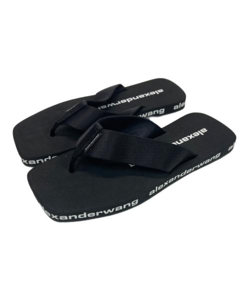 ALEXANDER WANG（アレキサンダー・ワン）ALEXANDER WANG (アレキサンダー・ワン) AW Flip Flop Webbing ブラック サイズ:35の古着・服飾アイテム