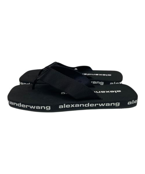 ALEXANDER WANG（アレキサンダー・ワン）ALEXANDER WANG (アレキサンダー・ワン) AW Flip Flop Webbing ブラック サイズ:35の古着・服飾アイテム