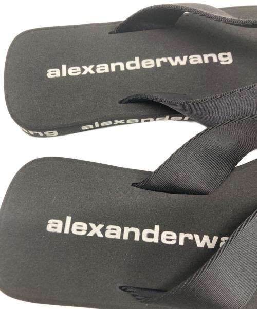 ALEXANDER WANG（アレキサンダー・ワン）ALEXANDER WANG (アレキサンダー・ワン) AW Flip Flop Webbing ブラック サイズ:35の古着・服飾アイテム