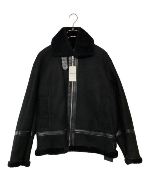 STUDIOUS（ステュディオス）STUDIOUS (ステュディオス) B-3ムートンジャケット ブラック サイズ:SIZE 1の古着・服飾アイテム