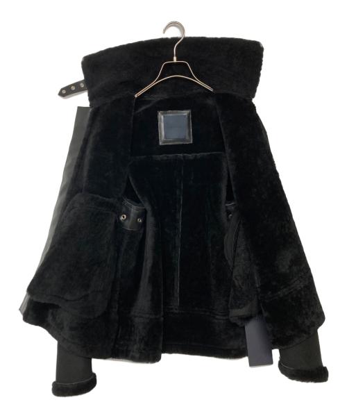 STUDIOUS（ステュディオス）STUDIOUS (ステュディオス) B-3ムートンジャケット ブラック サイズ:SIZE 1の古着・服飾アイテム
