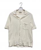 Acne studiosアクネ ストゥディオズ）の古着「オープンカラーパイルシャツ」｜アイボリー