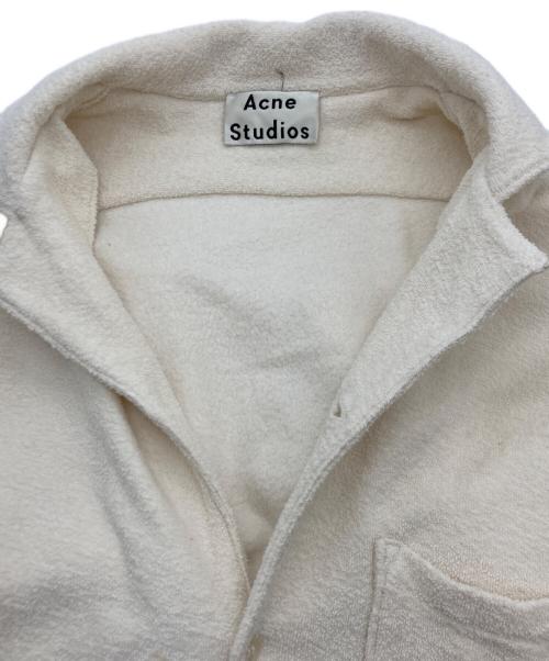 Acne studios（アクネ ストゥディオズ）Acne studios (アクネ ストゥディオズ) オープンカラーパイルシャツ アイボリー サイズ:SIZE Sの古着・服飾アイテム