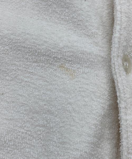 Acne studios（アクネ ストゥディオズ）Acne studios (アクネ ストゥディオズ) オープンカラーパイルシャツ アイボリー サイズ:SIZE Sの古着・服飾アイテム