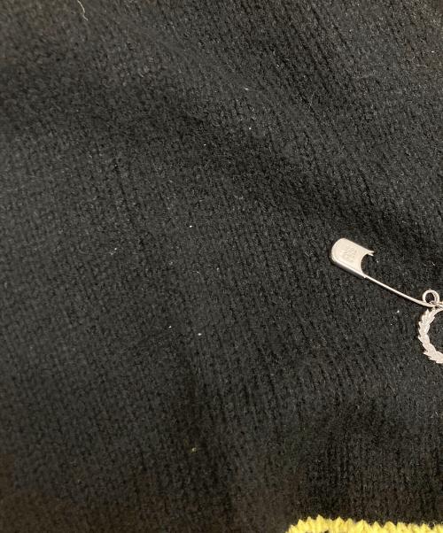 RAF SIMONS（ラフシモンズ）RAF SIMONS (ラフシモンズ) FRED PERRY (フレッドペリー) ニットベスト ブラック サイズ:SIZE Mの古着・服飾アイテム