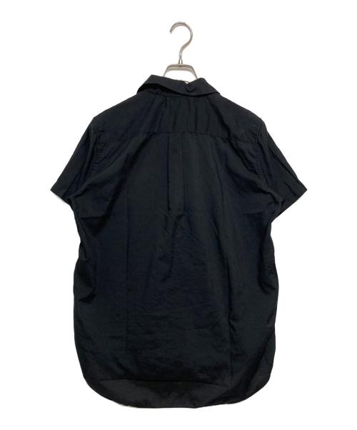 BLACK COMME des GARCONS（ブラックコムデギャルソン）BLACK COMME des GARCONS (ブラックコムデギャルソン) 丸襟 半袖シャツ ブラック サイズ:SIZE Mの古着・服飾アイテム