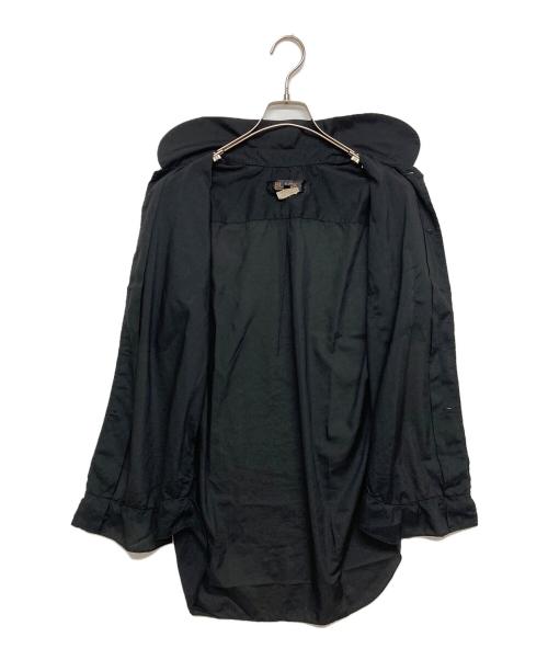 BLACK COMME des GARCONS（ブラックコムデギャルソン）BLACK COMME des GARCONS (ブラックコムデギャルソン) 丸襟 半袖シャツ ブラック サイズ:SIZE Mの古着・服飾アイテム