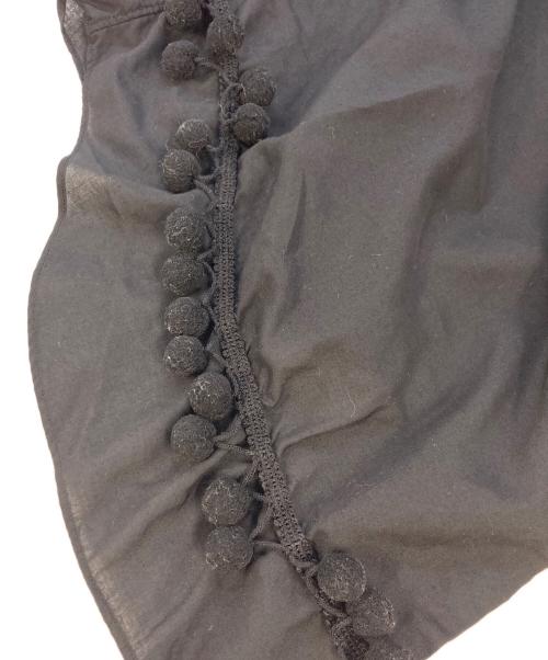 BLACK COMME des GARCONS（ブラックコムデギャルソン）BLACK COMME des GARCONS (ブラックコムデギャルソン) 丸襟 半袖シャツ ブラック サイズ:SIZE Mの古着・服飾アイテム