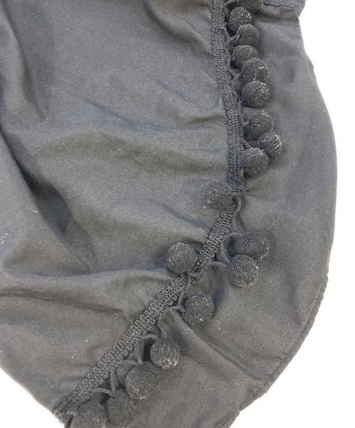 BLACK COMME des GARCONS（ブラックコムデギャルソン）BLACK COMME des GARCONS (ブラックコムデギャルソン) 丸襟 半袖シャツ ブラック サイズ:SIZE Mの古着・服飾アイテム